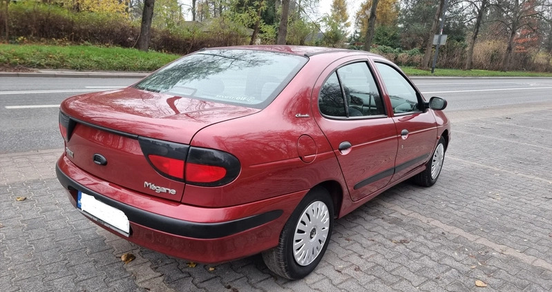 Renault Megane cena 4999 przebieg: 164000, rok produkcji 1998 z Łódź małe 497